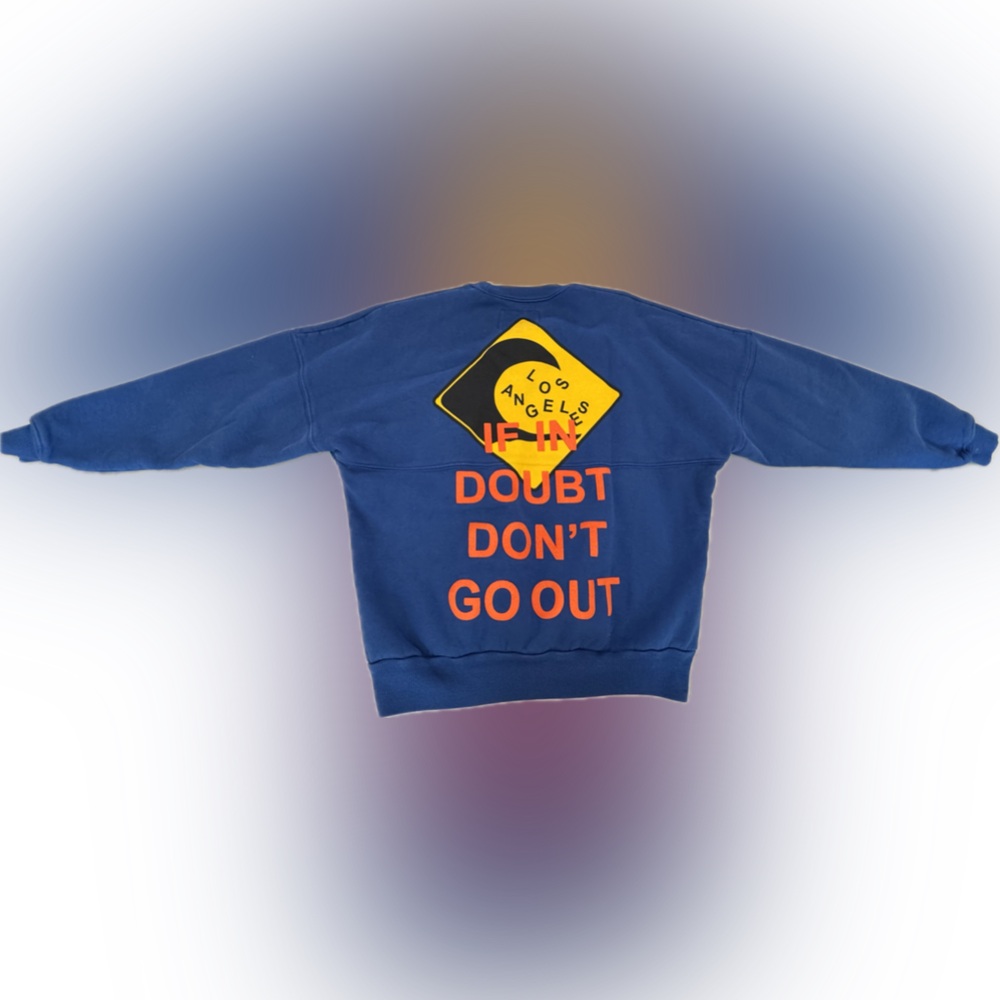 Spirit Jersey Graphic Sweatshirt with Crew Neck